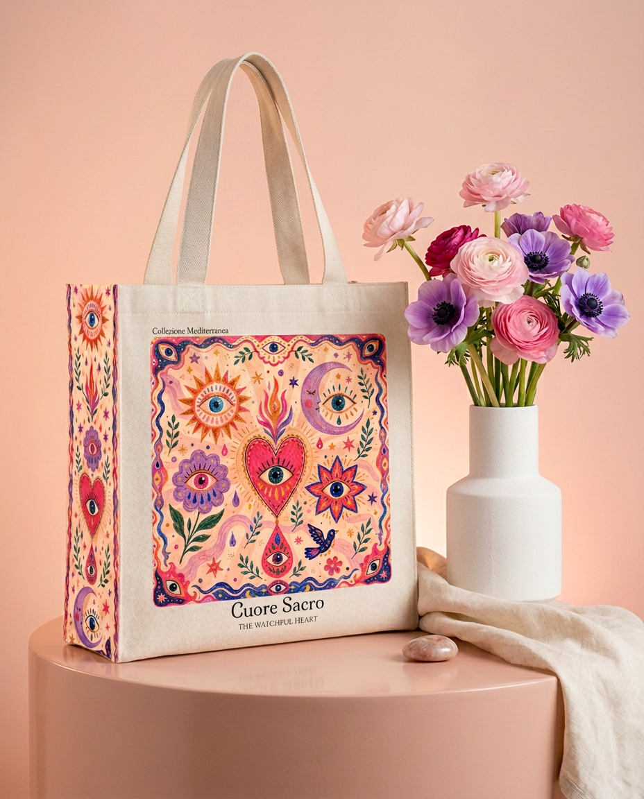 Cuore Sacro - Tote Bag - Artsy Tote Bag | My Turtle